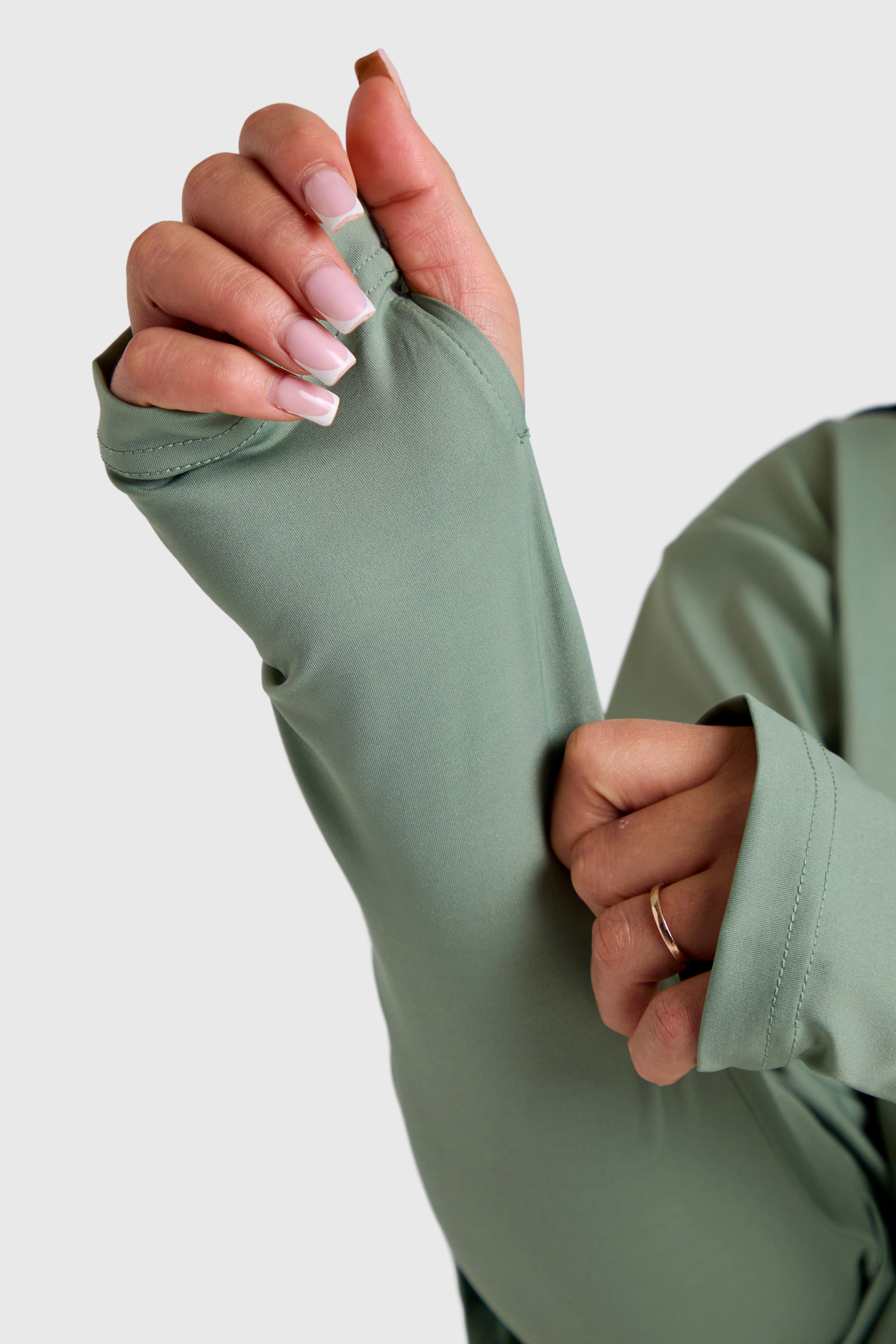 Oversized Active Tee - Matcha Green - Image 8
